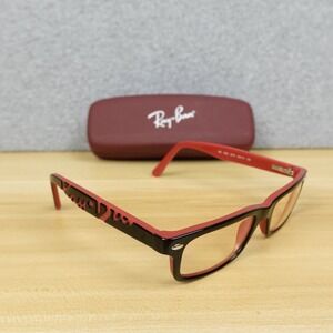 Ray Ban Kids Eyeglasses RB 1535 3573 46/16/125 Black Red w/Case Good